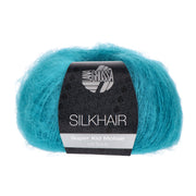 Lana Grossa Silkhair 121 Blauw Petrol