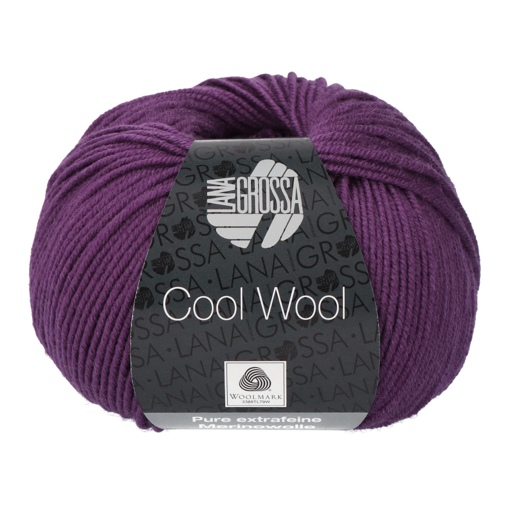Lana Grossa Cool Wool 2023 Donkerviolet