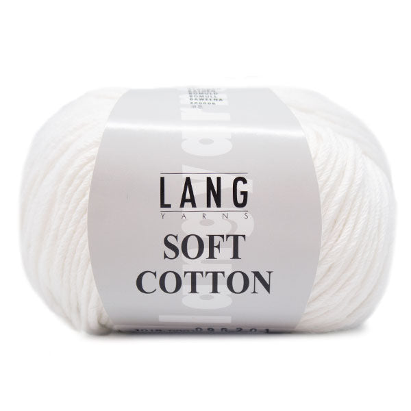 Lang Yarns Soft Cotton 001 Wit