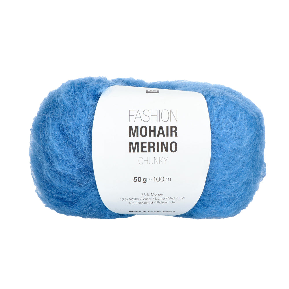 Rico Fashion Mohair Merino Chunky 015 Azure