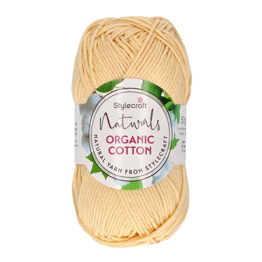 Stylecraft Naturals - Organic Cotton DK 7174 Buttermilk