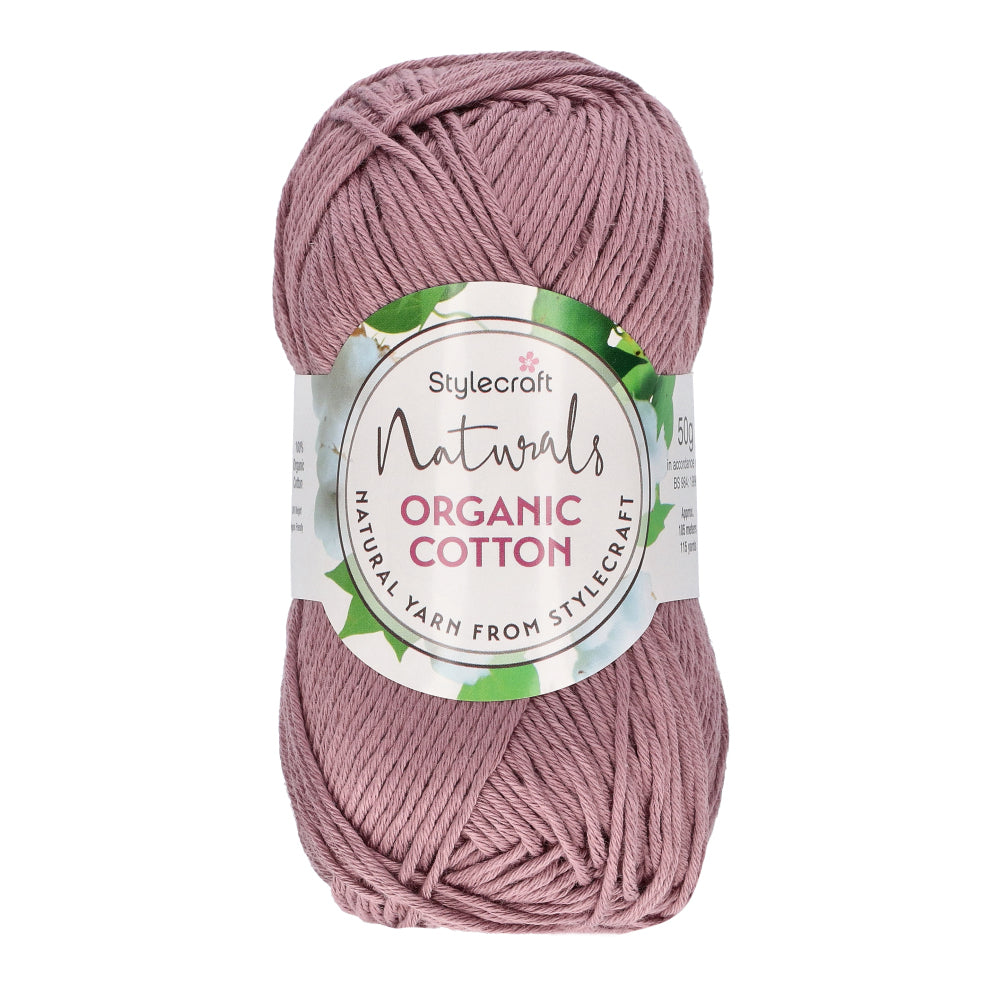 Stylecraft Naturals - Organic Cotton DK 7189 Rosewood