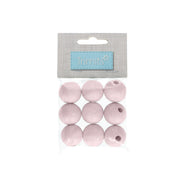 Trimits Houten Ronde Kralen 25 mm 03 Pale Pink (9 stuks)