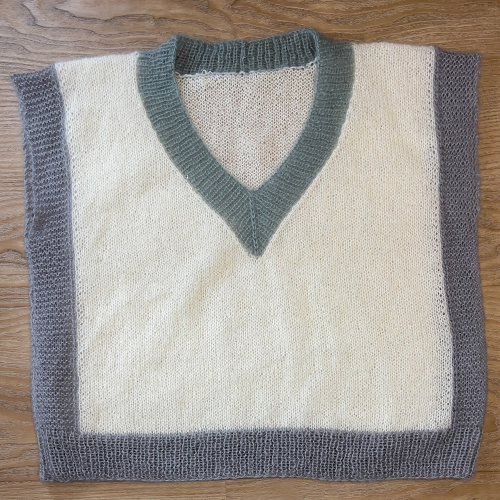 Casual knitted spencer — gemaakt met Casual Knitted Spencer Breipatroon (Digitaal) (3)
