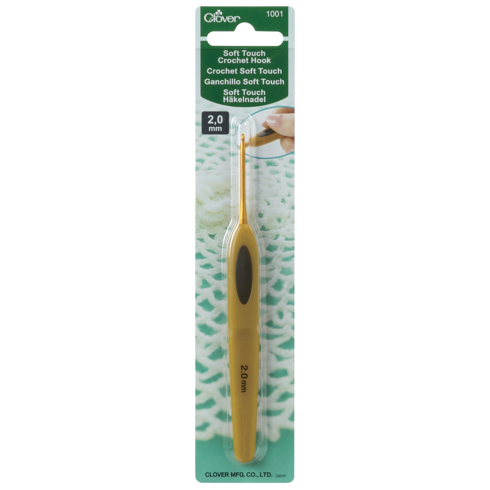 Clover Soft Touch haaknaald 2,0mm (2)
