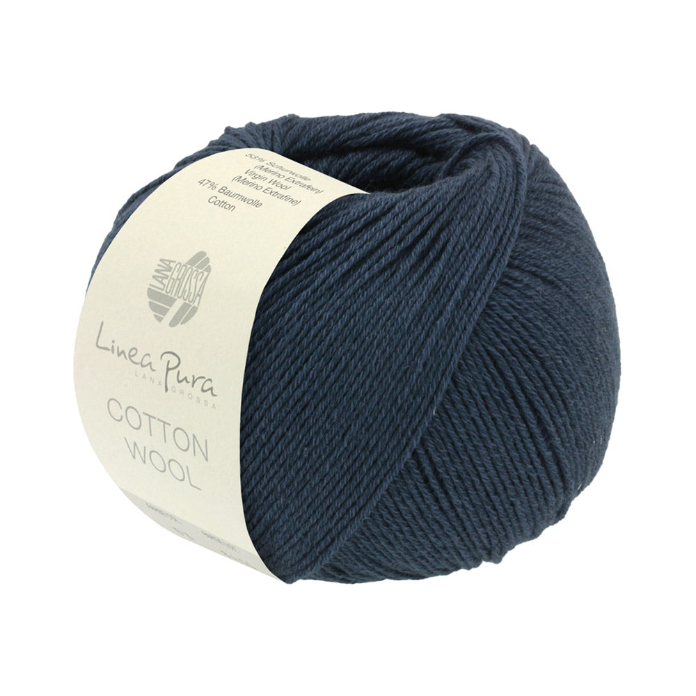 Lana Grossa Cotton Wool 005 Donker Blauw