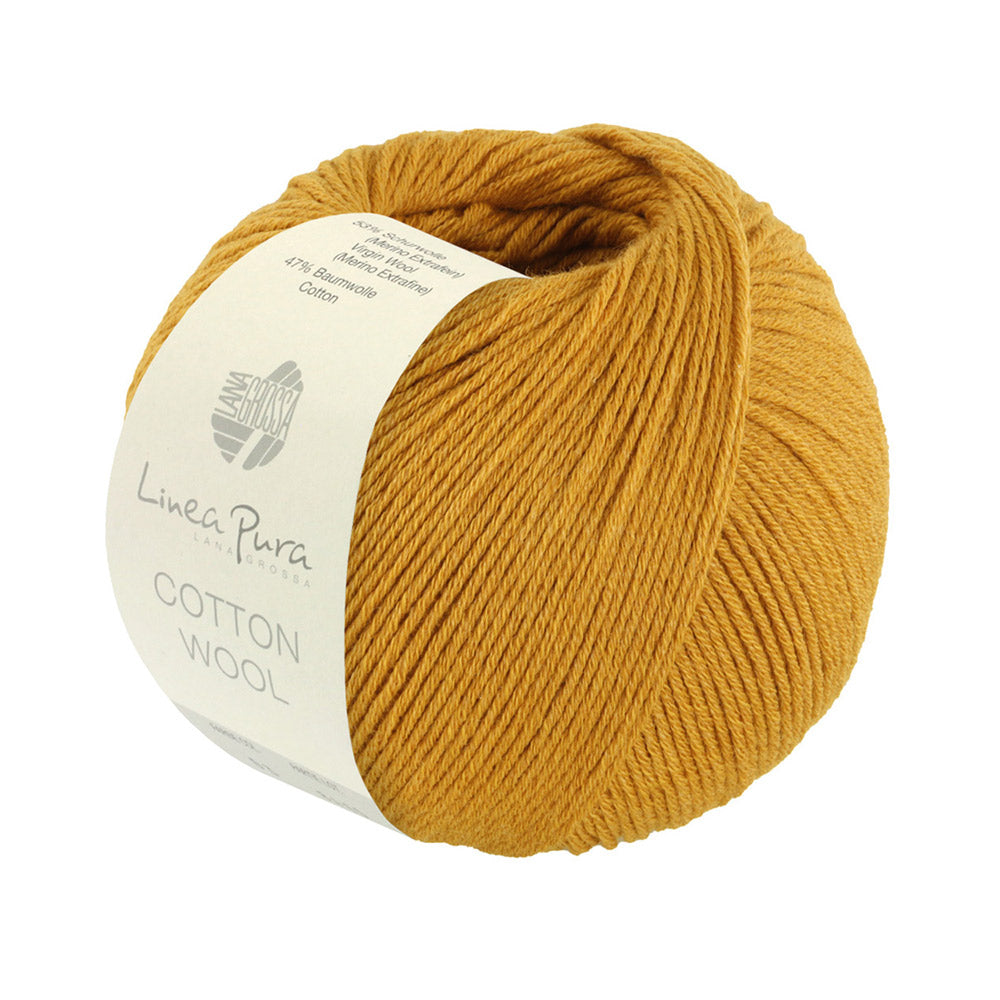 Lana Grossa Cotton Wool 027 Okergeel
