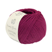 Lana Grossa Cotton Wool 028 Donker Fuchsia