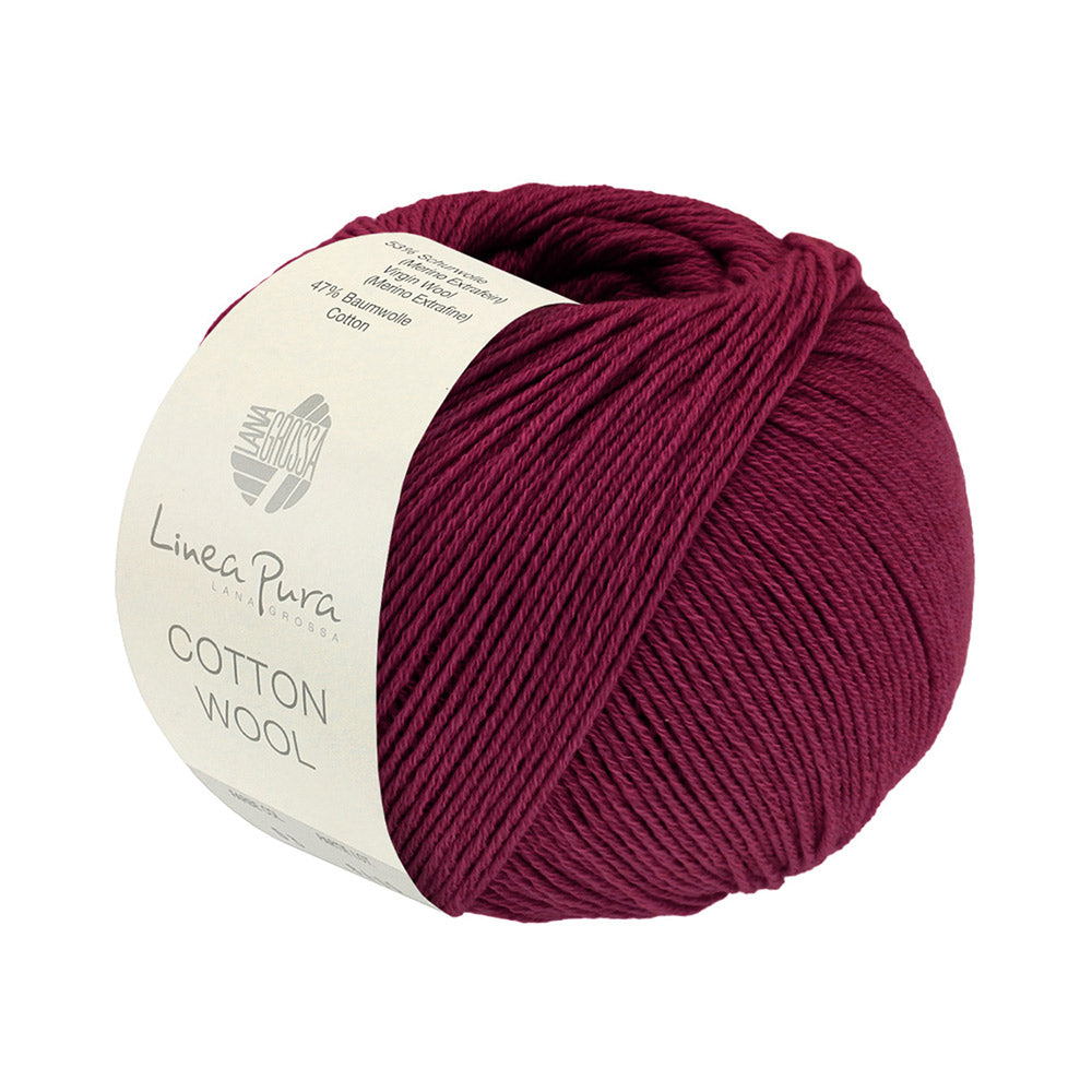 Lana Grossa Cotton Wool 029 Bordeaux