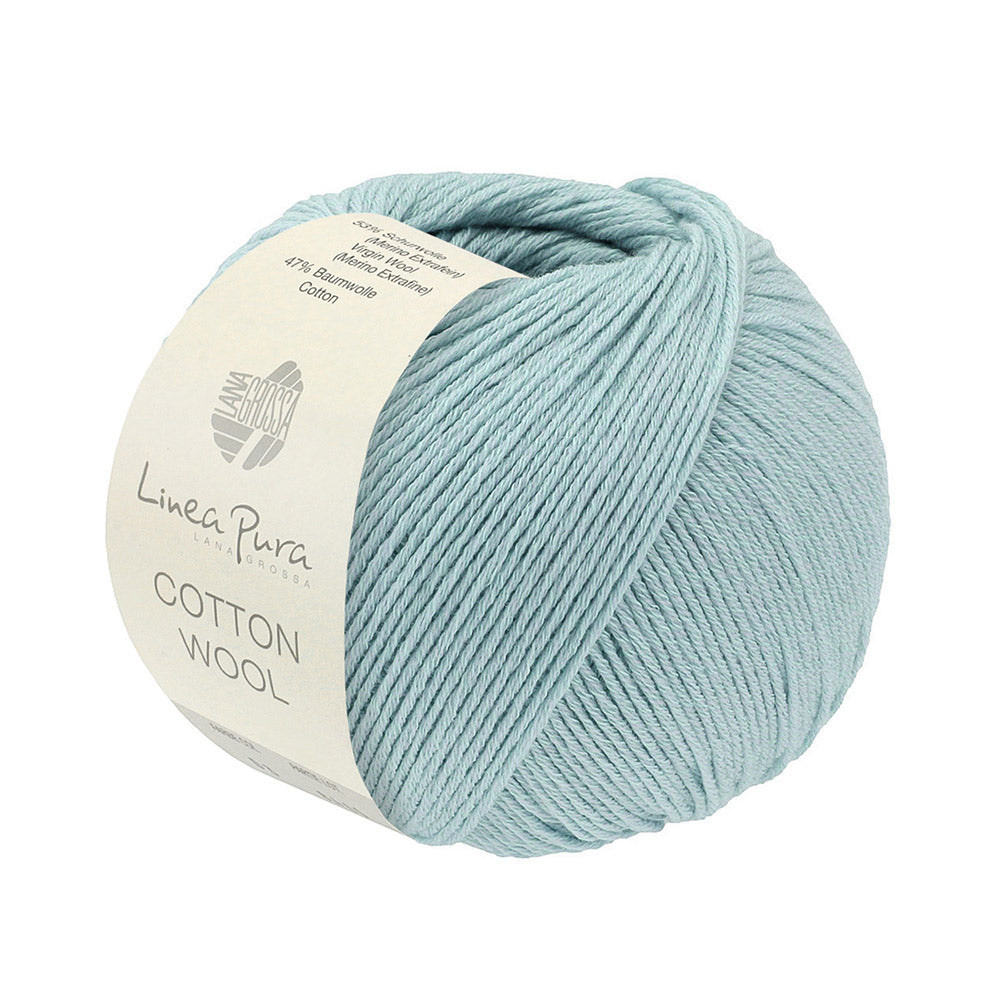 Lana Grossa Cotton Wool 032 Licht Turquoise