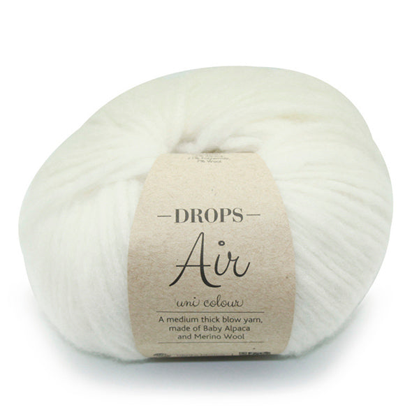 Drops Air Uni Colour 001 Naturel