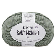 Drops Baby Merino Mix 050 Saliegroen