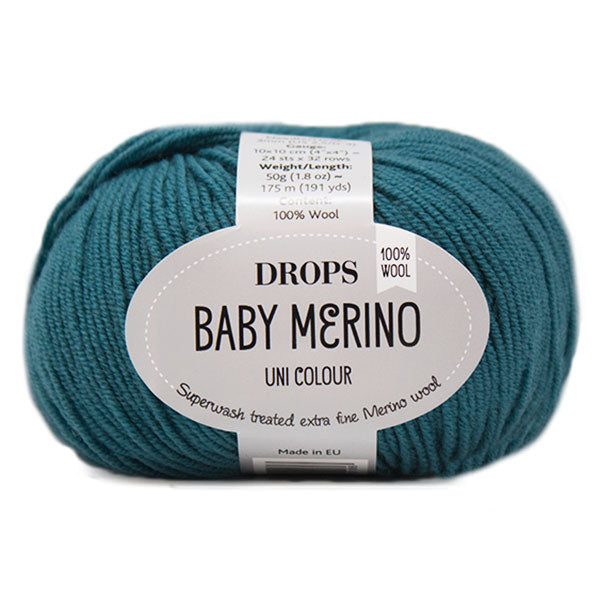 Drops Baby Merino Uni Colour 047 Noordzee