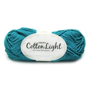 Drops Cotton Light Uni Colour 014 Donker Turkoois