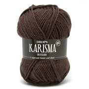 Drops Karisma Uni Colour 004 Chocoladebruin
