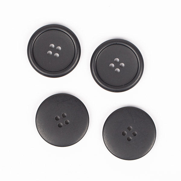 Drops Knoop 23mm Mat Zwart (2)