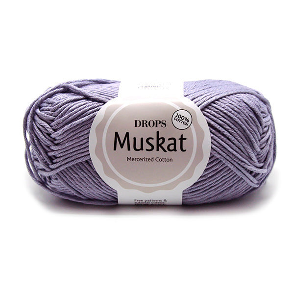 Drops Muskat Uni Colour 01 Lavendel