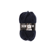 Drops Snow Uni Colour 122 Donker marineblauw