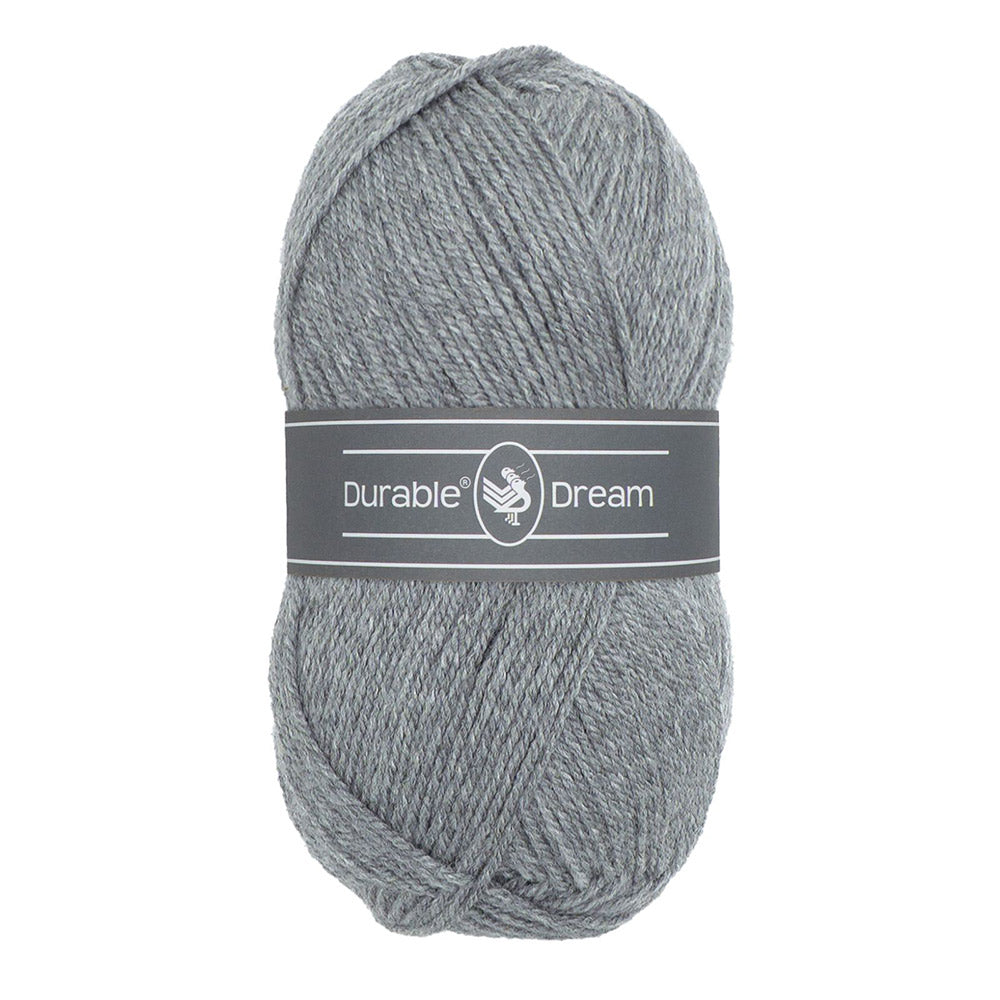 Durable Dream 2232 Light Grey - bol 100% premium acrylgaren