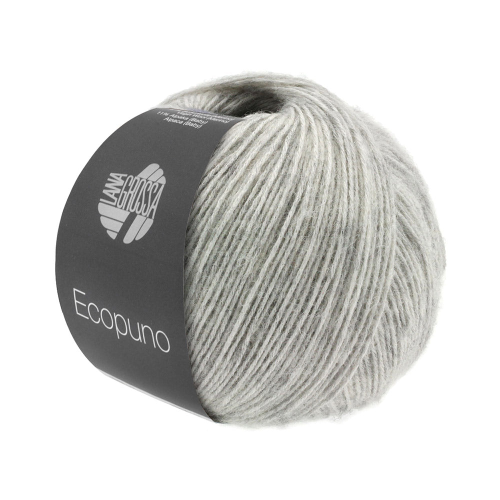 Lana Grossa Ecopuno 014 Lichtgrijs