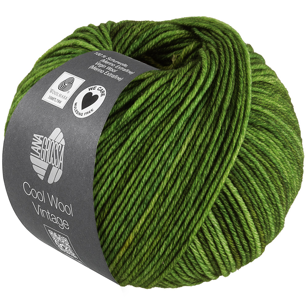 Lana Grossa Cool Wool Vintage 7392 Grasgroen