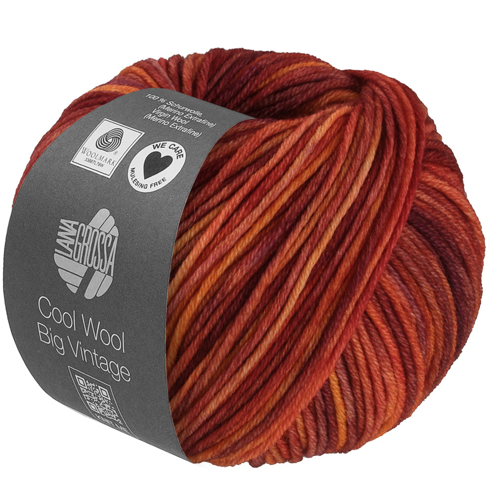 Lana Grossa Cool Wool Big Vintage 7188 Oranjebruin