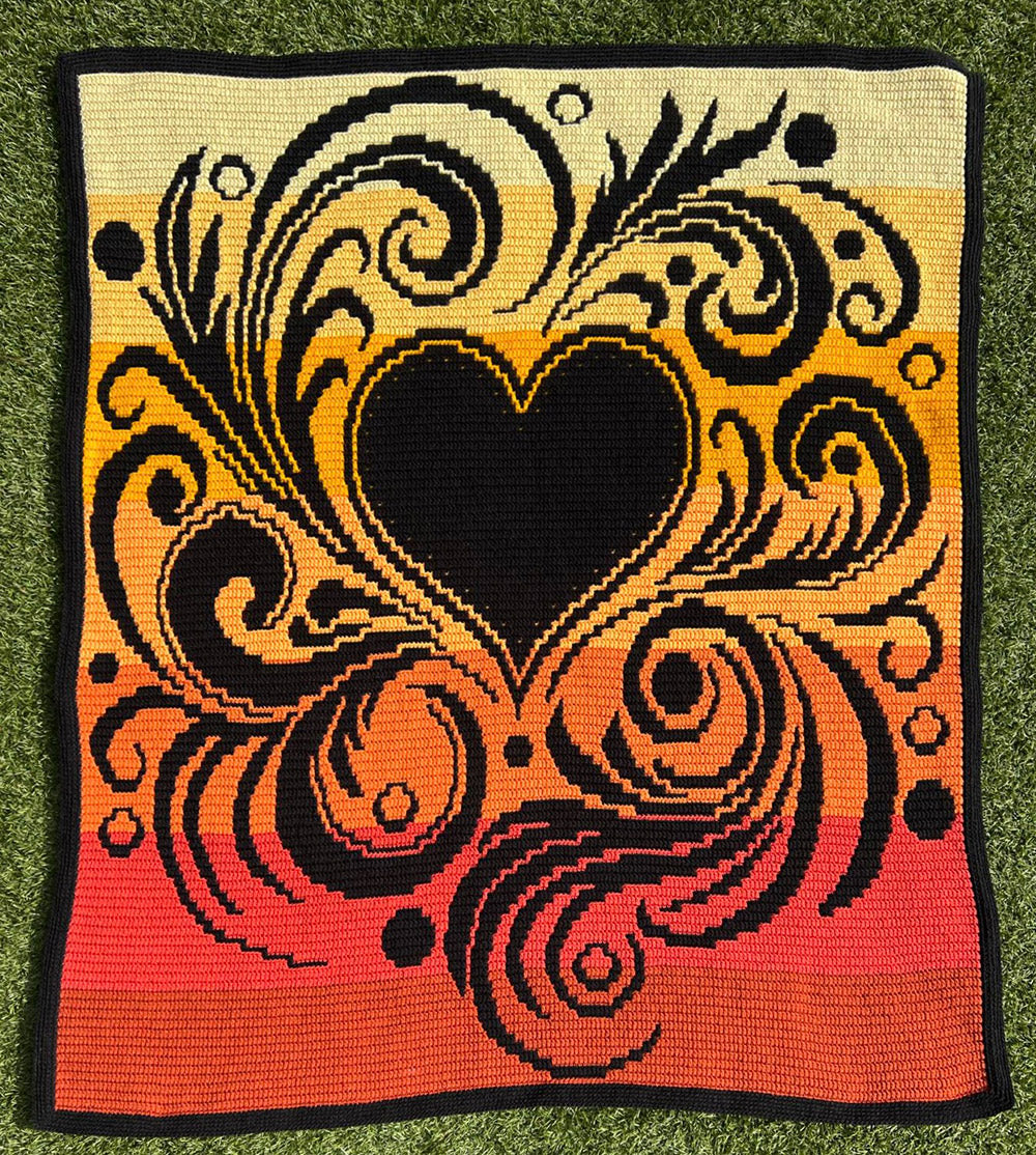 Lovely Deken ‘Fire’ Haakpakket - Anke Wintermans