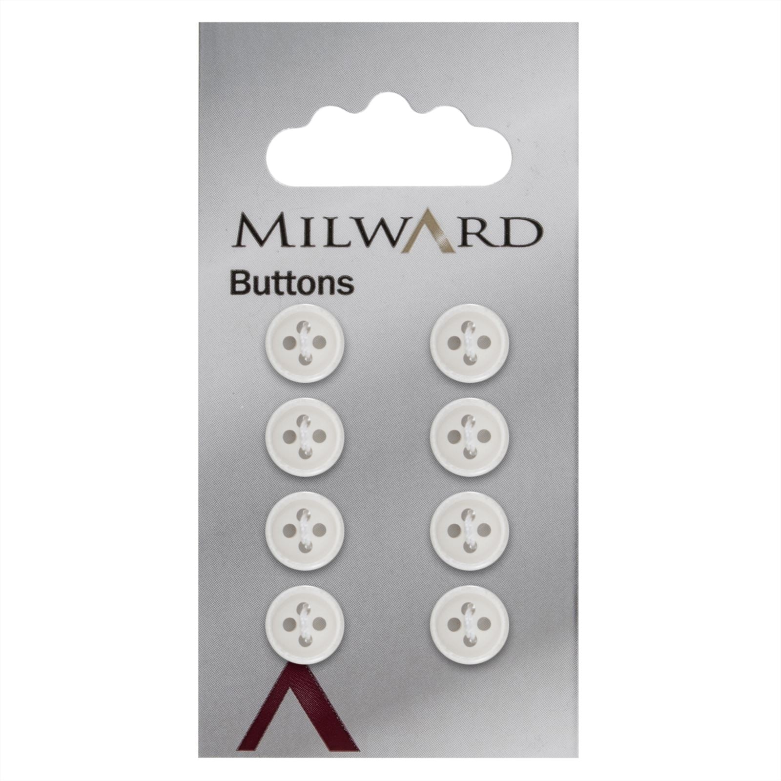 Milward Knoop Wit 10mm (8 stuks)