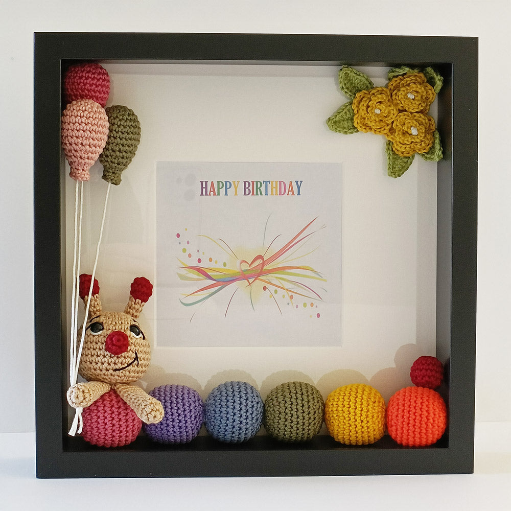 Rups in fotolijst - Sandra Bekx Haakpakket 003 Multicolor