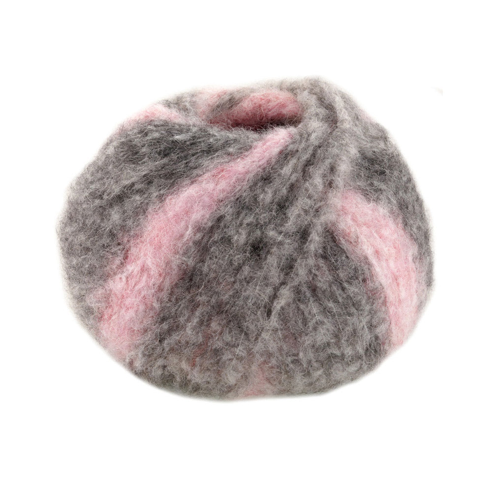 Lana Grossa Gigante 011 Roze/Lila/Medium-/Donkergrijs