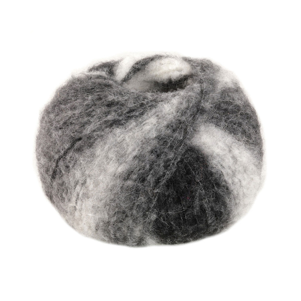 Lana Grossa Gigante 012 Zilver-/Licht-/Donkergrijs/Antraciet