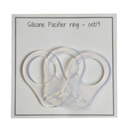Go Handmade Siliconen Fopspeen Ringen 14 Transparant