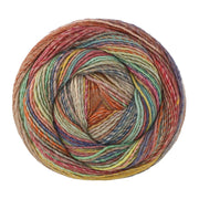 Lana Grossa Gomitolo Intenso 243 Pistache/Grijsgroen/Jade/Grijs/Donkerblauw/Oranje/Donkerrood/Braam/Bruin - bol garen