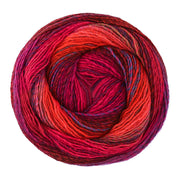 Lana Grossa Gomitolo Modo 626 Vuurrood/Rood/Donkerrood/Blauwrood/Bordeaux/Beigerood/Donkerblauw/Grijsrood - bol garen