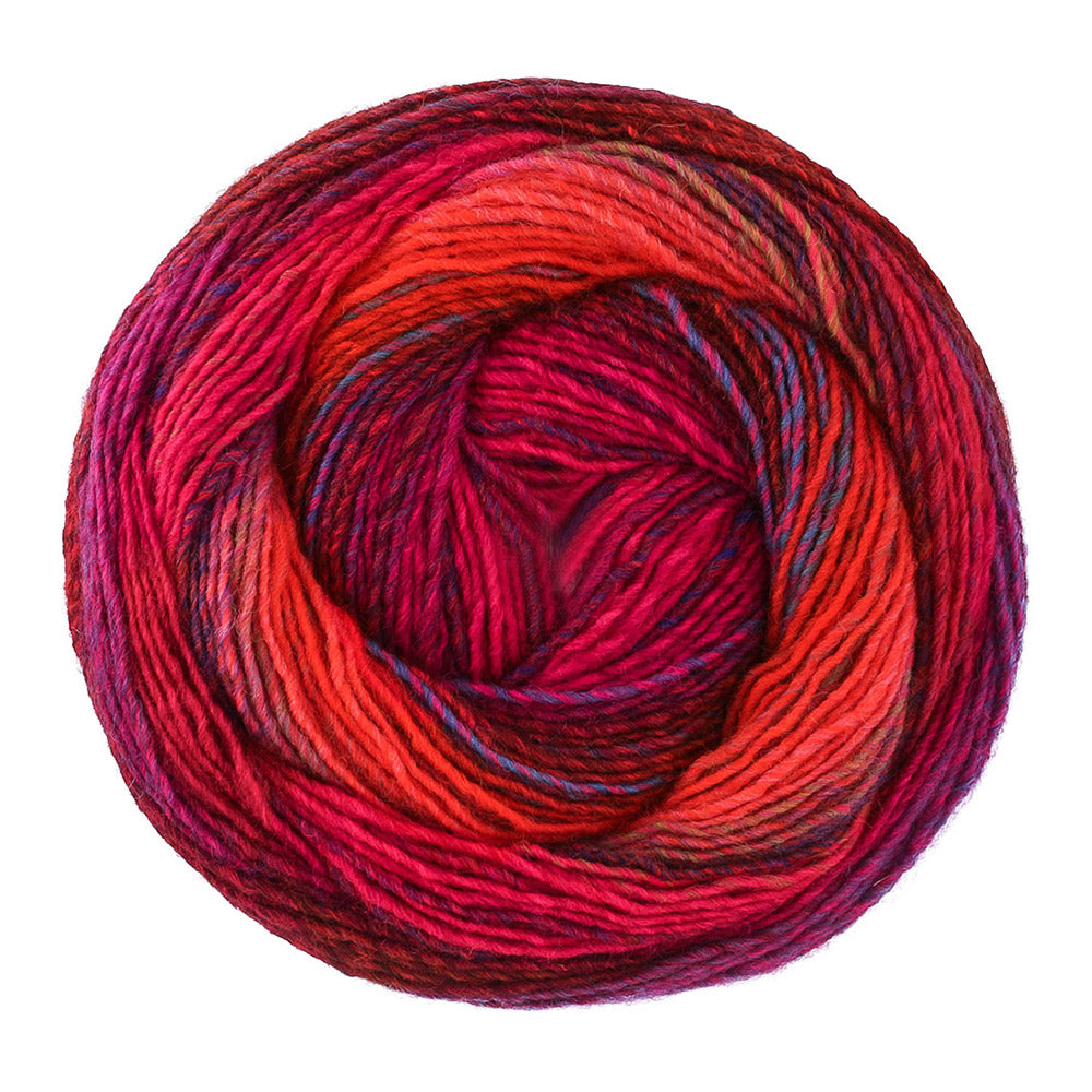 Lana Grossa Gomitolo Modo 626 Vuurrood/Rood/Donkerrood/Blauwrood/Bordeaux/Beigerood/Donkerblauw/Grijsrood - bol garen
