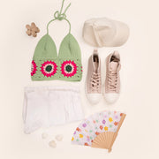 Finishing Stitches - Flower Top Haak- en Garenpakket 3