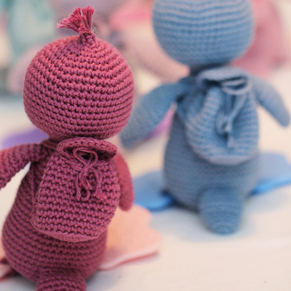 And gruppe bagfra — gemaakt met Haakpatroon Eend Knuffel Go Handmade (Digital)