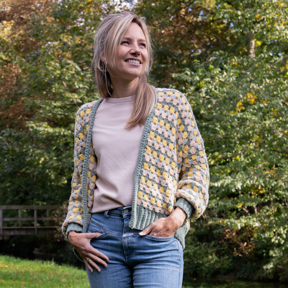 Haakpatroon Felt-it Granny Stripe Vest (Digital)