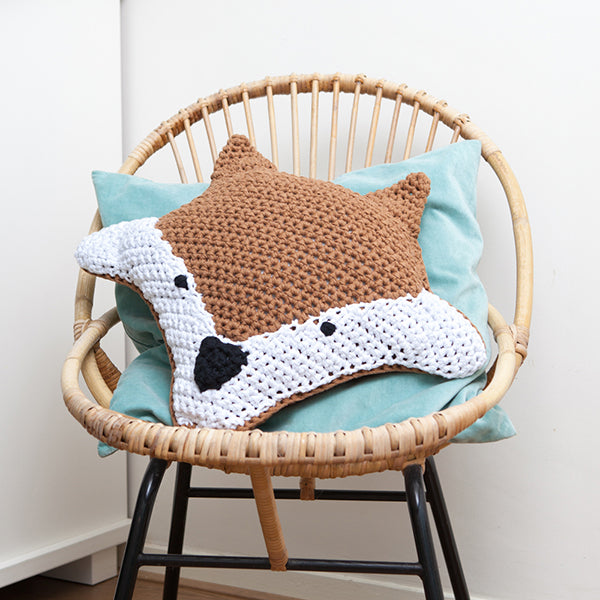 Haakpatroon RibbonXL Foxy Vosjes Kussen