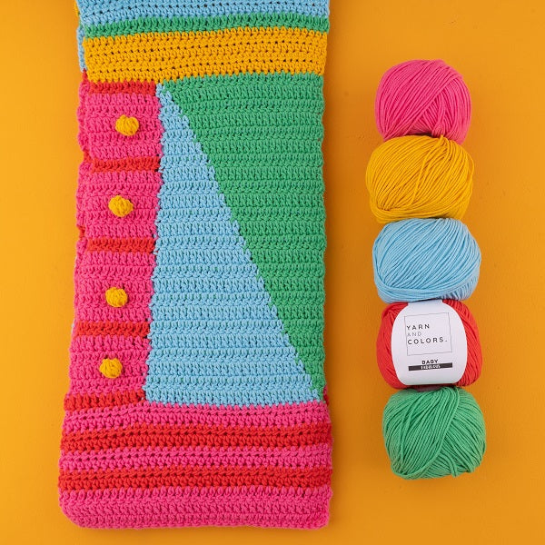 Haakpatroon Yarn and Colors Graphic Scarf (2)