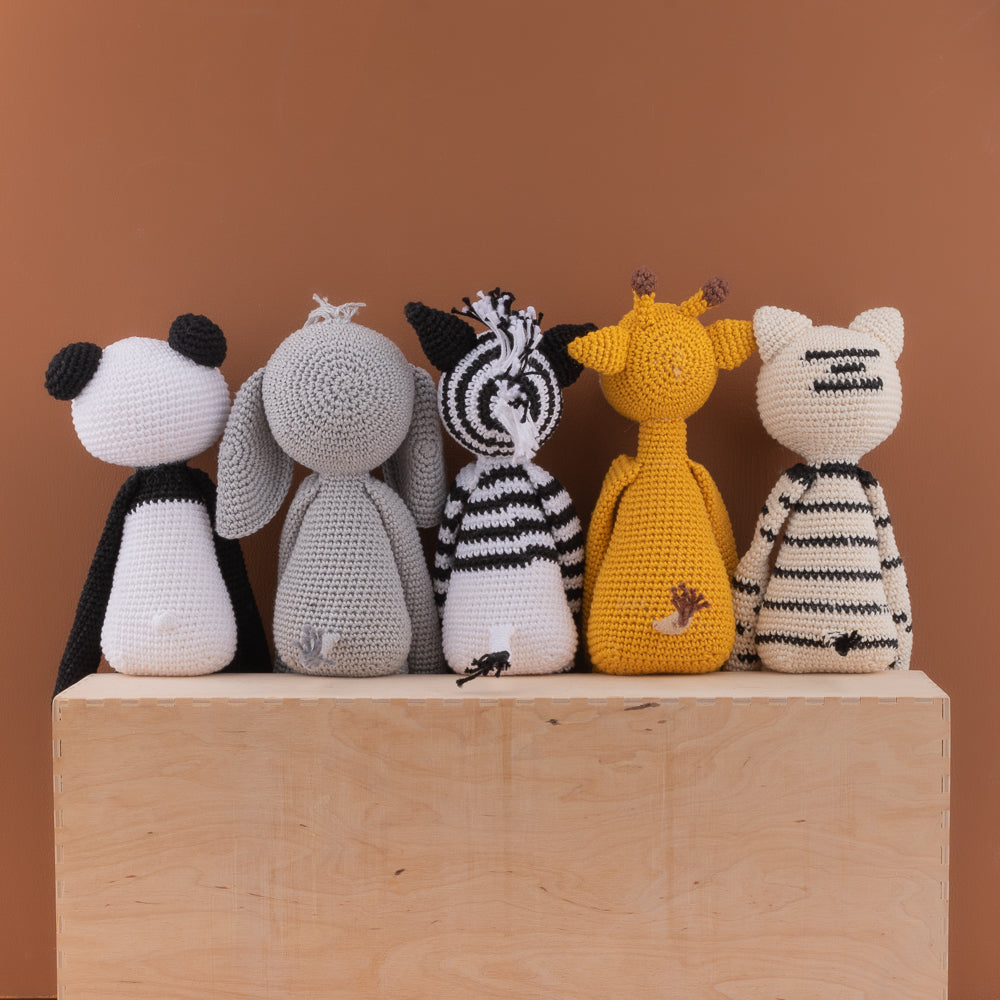 Groepsfoto en kan dus bij allemaal — gemaakt met Haakpatroon Yarn and Colors Tess Tiger (2)