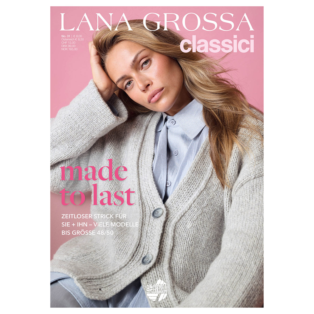 Cover van Lana Grossa Classici No. 31 2026 - tijdschrift met 71 modellen voor dames en heren
