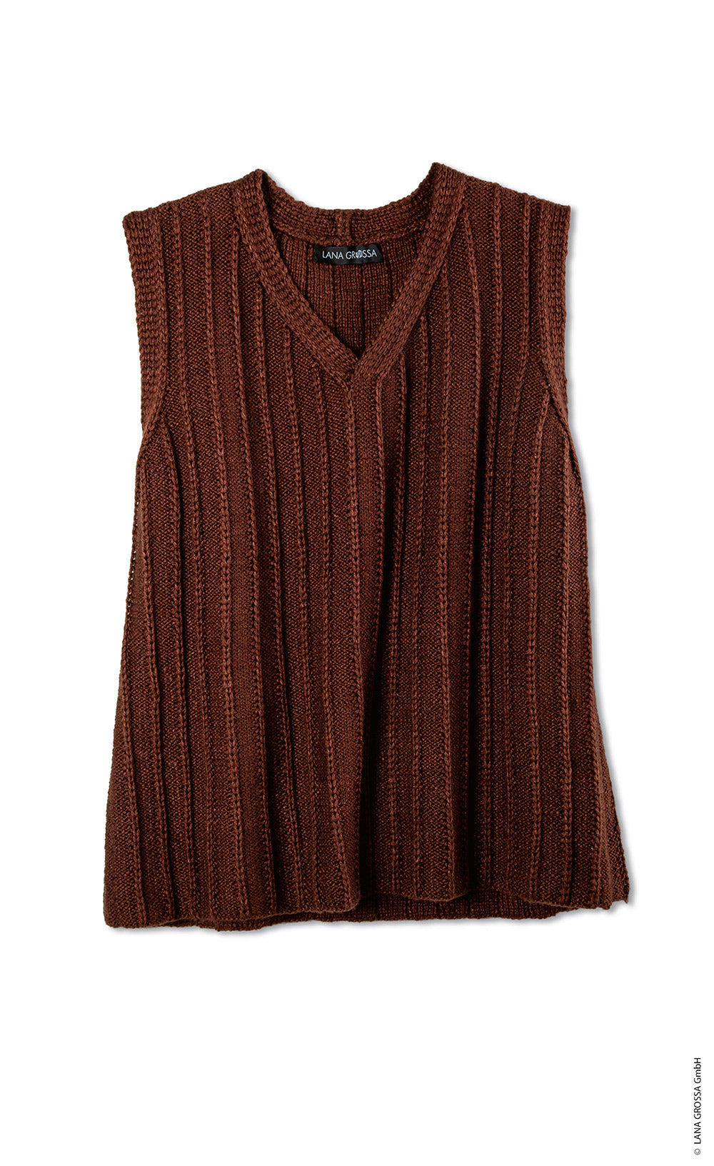 Productfoto van slipover gemaakt met Lana Grossa Baco Bamboo - Classici 31 model 03