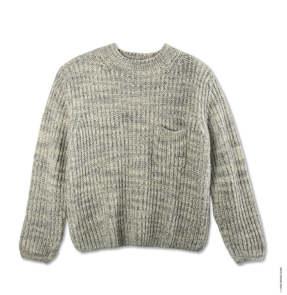 Productfoto van trui gemaakt met Lana Grossa Pelo Cashmere - Classici 31 model 04