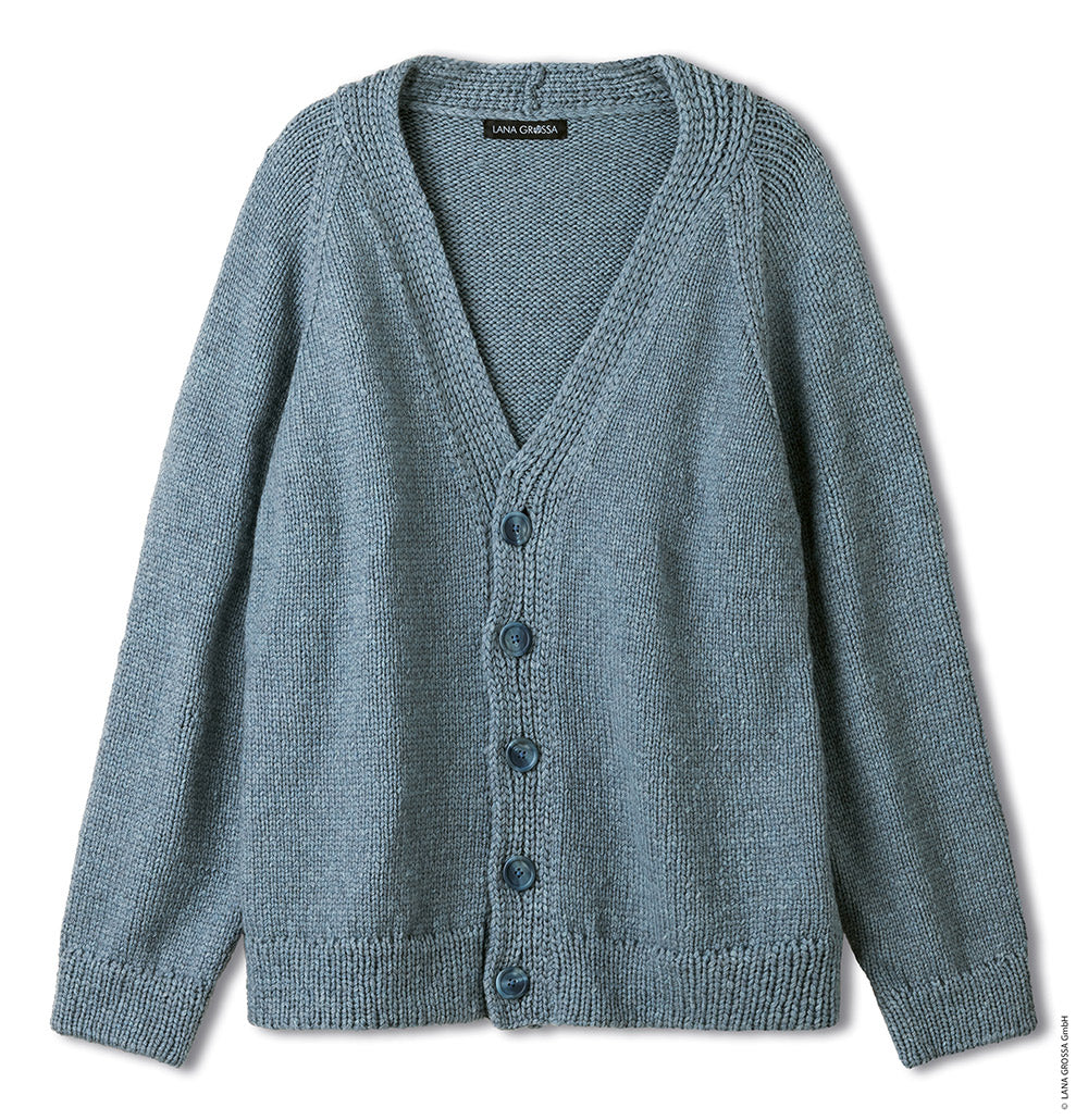 Productfoto van cardigan gemaakt met Lana Grossa Alta Moda Cashmere 16 - Classici 31 model 07