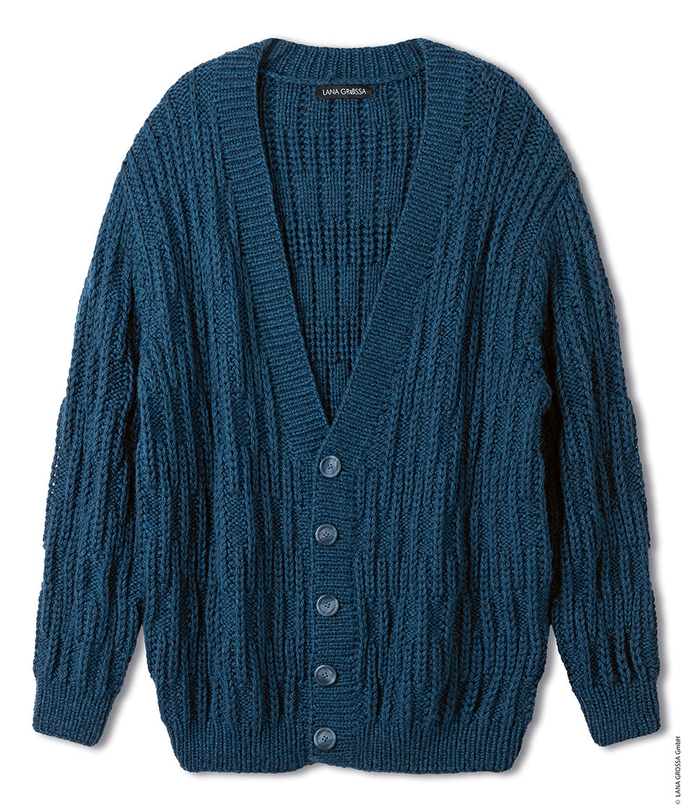 Productfoto van cardigan gemaakt met Lana Grossa Cool Merino Big - Classici 31 model 11
