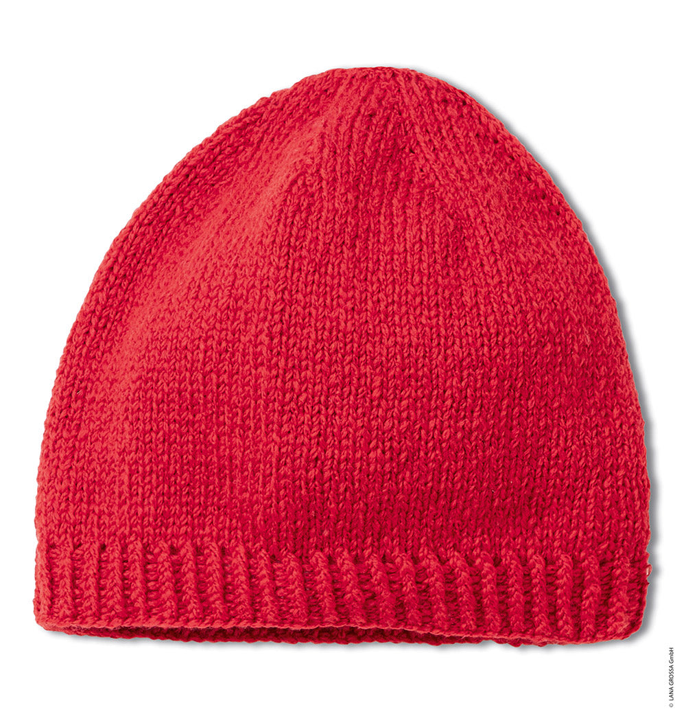 Productfoto van muts gemaakt met Lana Grossa Cool Merino - Classici 31 model 18