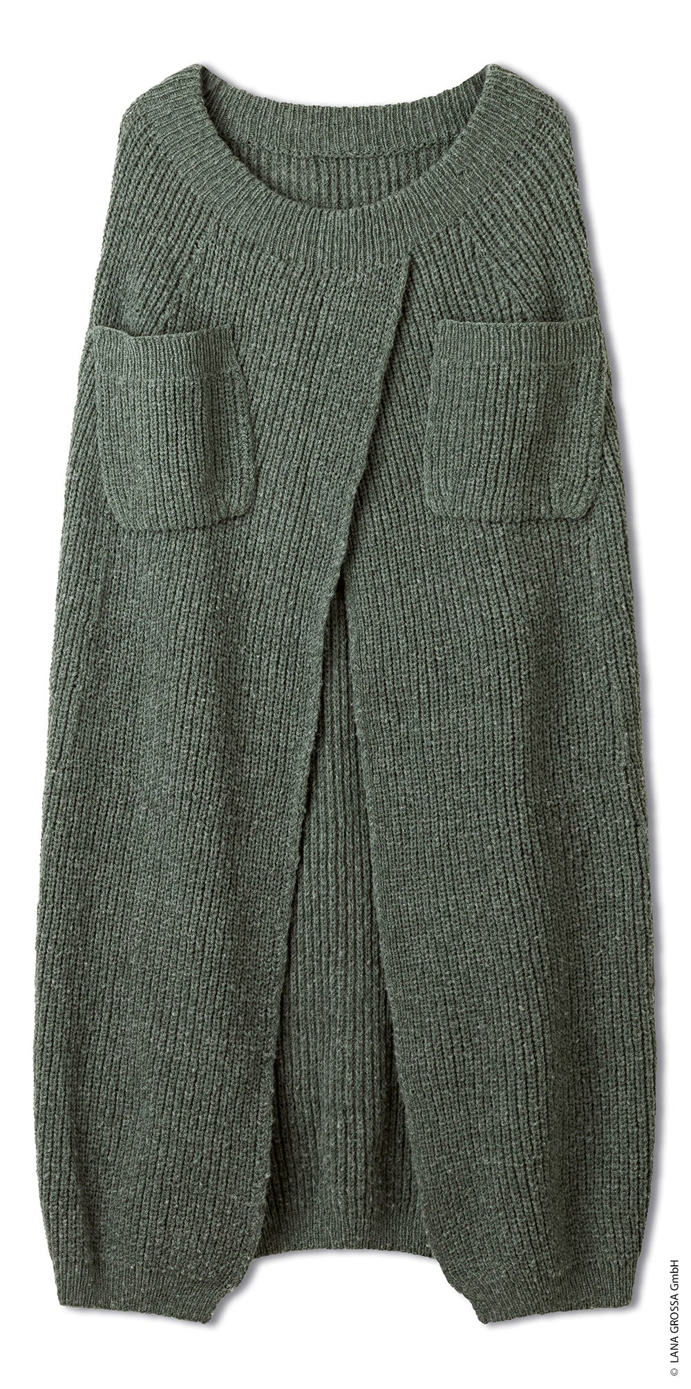 Productfoto van wikkelrok gemaakt met Lana Grossa Cashmere 16 Fine - Classici 31 model 28
