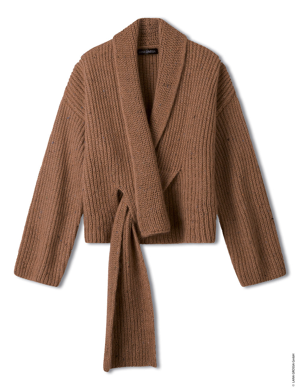Productfoto van vest gemaakt met Lana Grossa Ecopuno en Natural Superkid Tweed - Classici 31 model 52