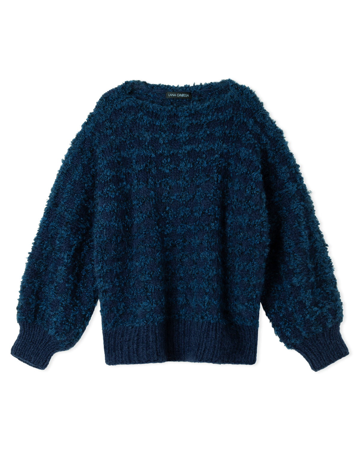 Lana Grossa Nordic Knits Nr. 5 Scandic Living - pullover in Orsetto en Mohair di Gio - sfeerfoto 2